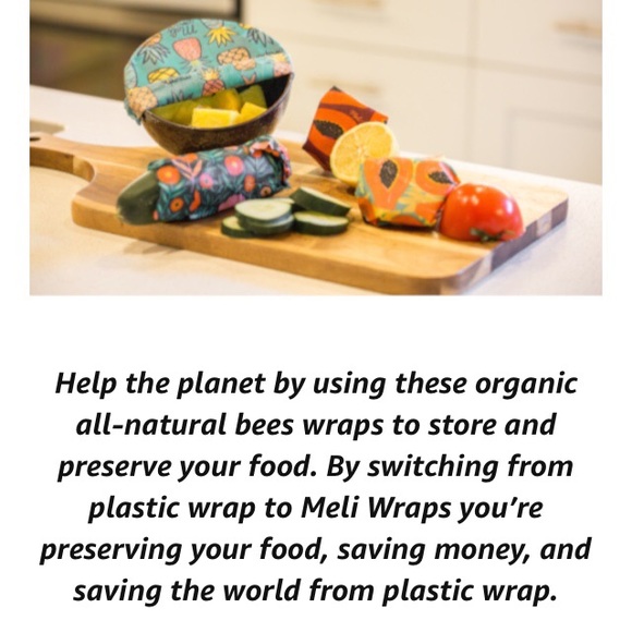 Meli Wraps Reusable Beeswax Food Wraps - Picture 6 of 7